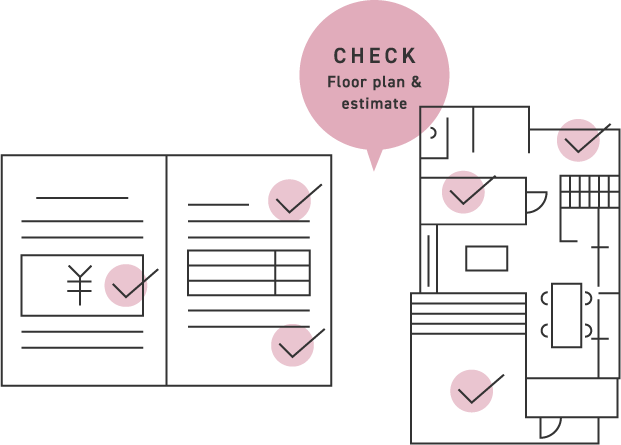 CHECK Floor plan & estimate